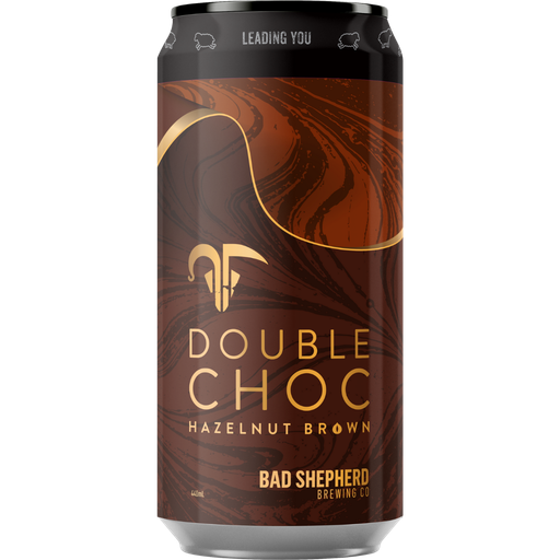 Bad Shepherd Double Choc Hazelnut Brown 440ml (4 Pack)