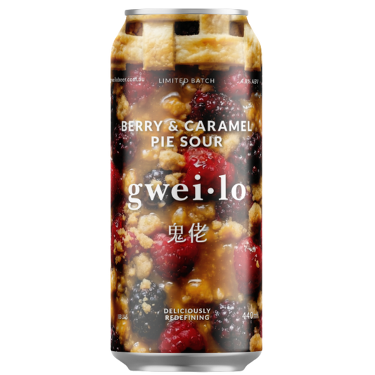 Gweilo Berry Caramel Pie Sour 440ml (4 Pack)