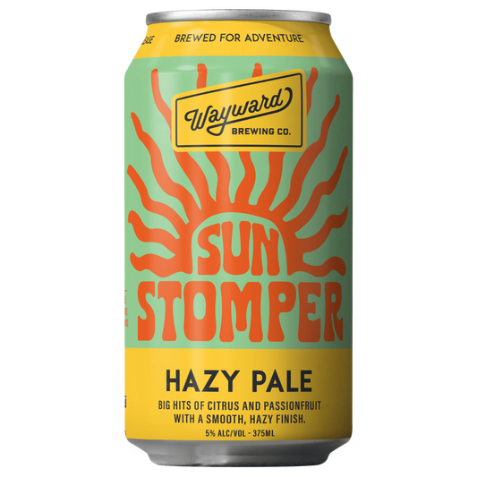 Wayward Brewing Sun Stomper Hazy Pale Ale 375ml (4 Pack)