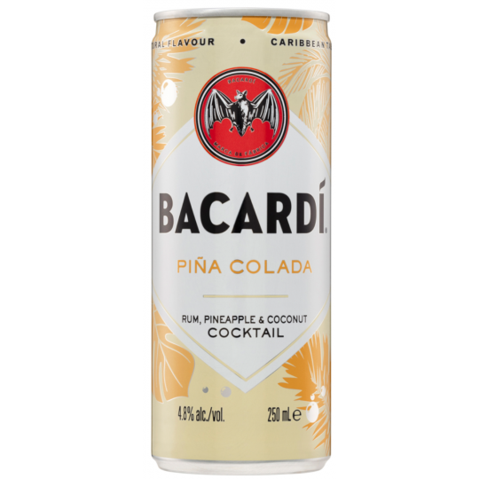 Bacardi Pina Colada 250ml (24 Pack)