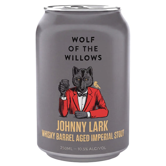 Wolf Of The Willows Johnny Lark Whisky Barrel Aged Imperial Stout 250m (4 Pack)