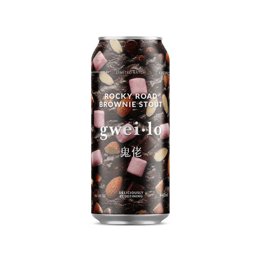Gweilo Rocky Road Brownie Stout 440ml (4 Pack)