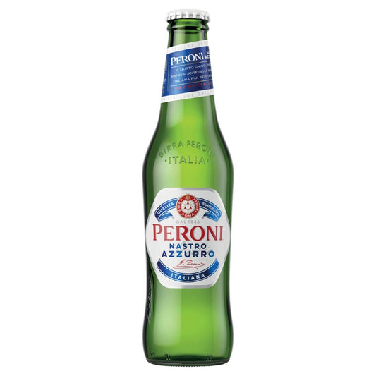 Peroni Nastro Azzurro 5% Bottle 330mL (24 case)